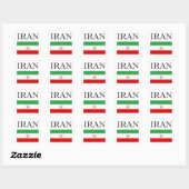 Het laatste koninkrijk: Iran Vierkante Sticker (Vel)