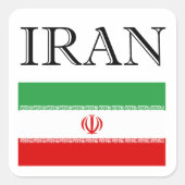Het laatste koninkrijk: Iran Vierkante Sticker (Voorkant)