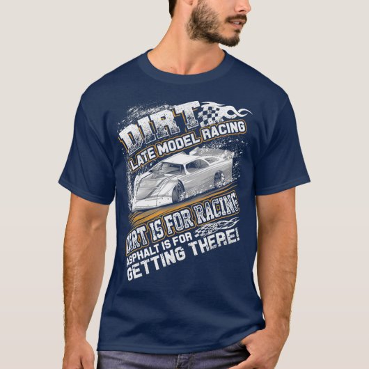 Het laatste model van het gewijzigde vuile spoor v t-shirt (Voorkant)