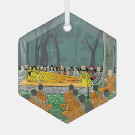 Het laatste Nirvana Ornament van Boeddha