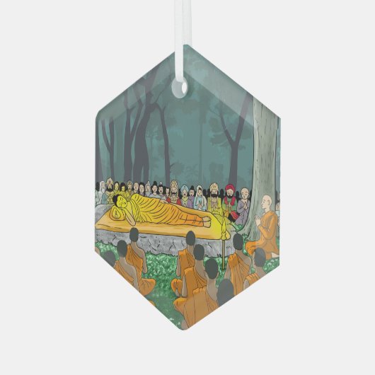 Het laatste Nirvana Ornament van Boeddha (Voorkant links)