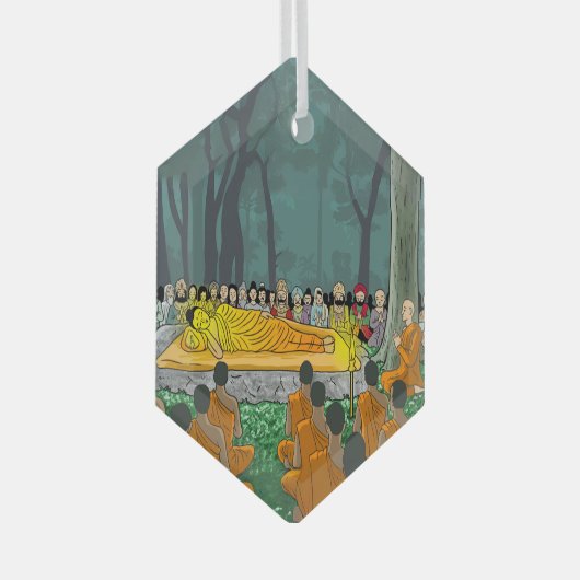 Het laatste Nirvana Ornament van Boeddha (Voorkant Rechts)