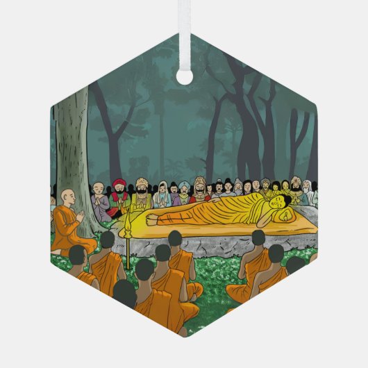 Het laatste Nirvana Ornament van Boeddha (Achterkant)