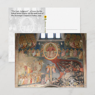 Het Laatste Oordeel - Scrovegni Kapel, Italië -  Briefkaart