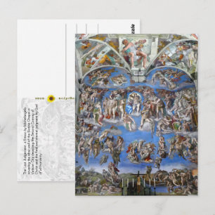 Het Laatste Oordeel - Sixtijnse Kapel, Vaticaansta Briefkaart