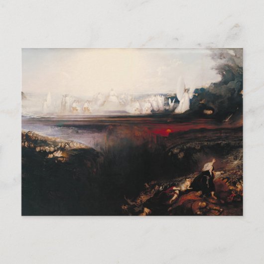 Het laatste oordeel van John Martin Briefkaart (Voorkant)