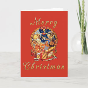 Het laatste pakket feestdagen kaart