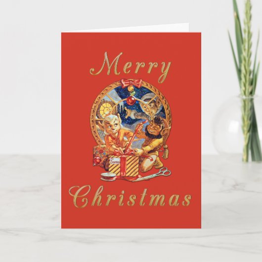 Het laatste pakket feestdagen kaart (Voorkant)