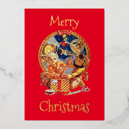 Het Laatste Pakket Folie Feestdagenkaart