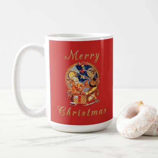 Het laatste pakket koffiemok (Met donut)