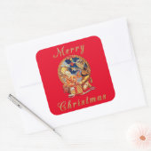 Het laatste pakket vierkante sticker (Envelop)