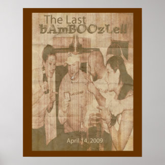 Het laatste Poster van de Bamboozle Retro
