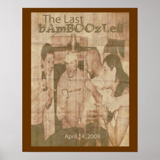 Het laatste Poster van de Bamboozle Retro (Voorkant)