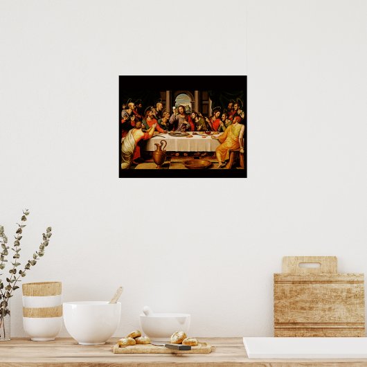 Het laatste Poster van La Ultima Cena A (Keuken)