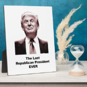 Het laatste republikeinse President ooit Fotoplaat (Zijkant)