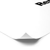 Het laatste republikeinse President ooit Perfect Poster (Hoek)