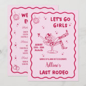 Het Laatste Rodeo Nashville Bachelorette Weekend Kaart (Voorkant / Achterkant)
