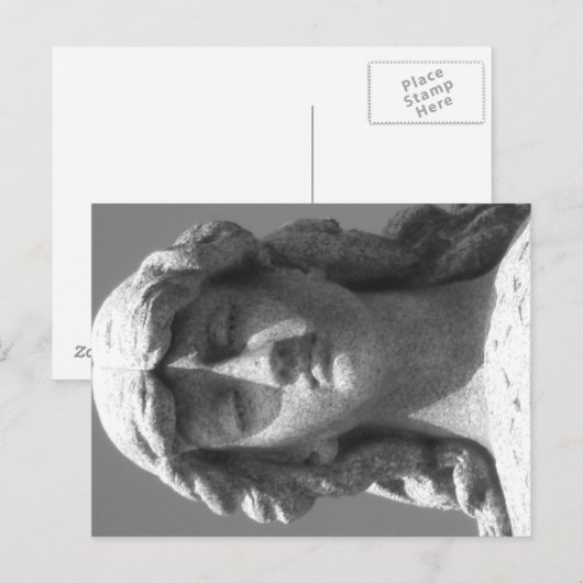 Het laatste Roos 3 zwarte en witte Briefkaart (Voorkant / Achterkant)