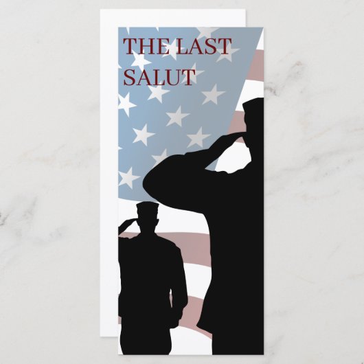 HET LAATSTE SALUT (Voorkant / Achterkant)