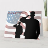 HET LAATSTE SALUT KAART (Voorkant)