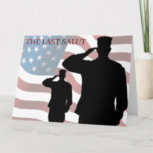 HET LAATSTE SALUT KAART