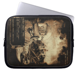 Het laatste signaal - Techno-Dystopian Streetwear Laptop Sleeve