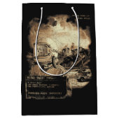 Het laatste signaal - Techno-Dystopian Streetwear Medium Cadeauzakje (Voorkant)