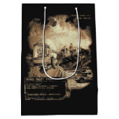 Het laatste signaal - Techno-Dystopian Streetwear Medium Cadeauzakje (Achterkant)