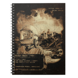 Het laatste signaal - Techno-Dystopian Streetwear Notitieboek