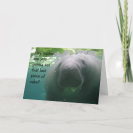 Het Laatste stuk van de Verjaardag van Manatee van Kaart