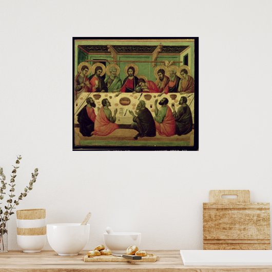 Het laatste Super, van het Passion Altarpart Poster (Keuken)