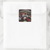 Het laatste Super Vierkante Sticker (Tas)