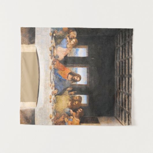 Het laatste superschilderende Leonardo Da Vinci Wandkleed (Voorkant (horizontaal))