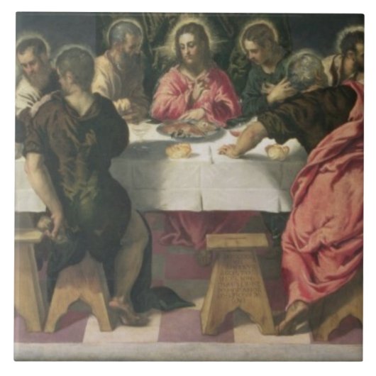 Het laatste Supper 4 Tegeltje (Voorkant)