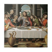 Het laatste Supper Juan de Juanes Tegeltje (Voorkant)