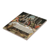 Het laatste Supper Juan de Juanes Tegeltje (Zijkant)
