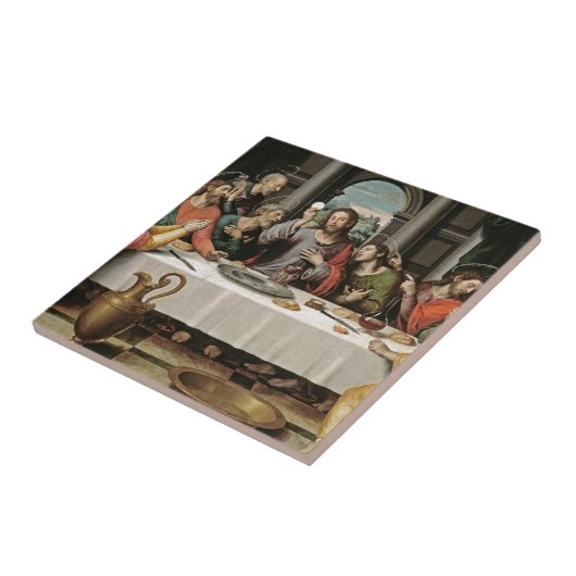 Het laatste Supper Juan de Juanes Tegeltje (Zijkant)
