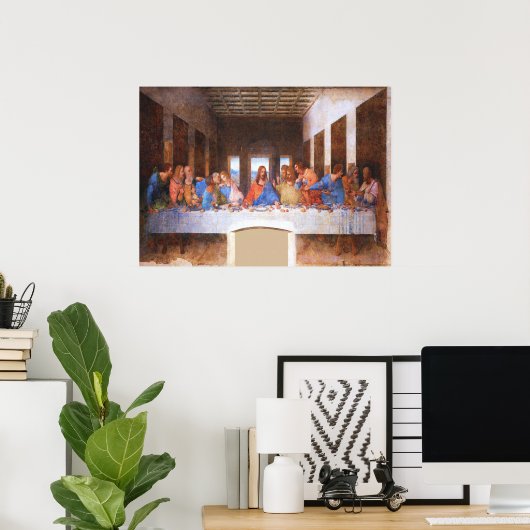 Het laatste Supper - Leonardo da Vinci Poster (Thuiskantoor)