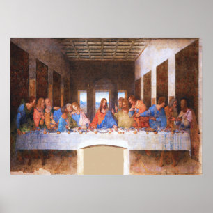 Het laatste Supper - Leonardo da Vinci Poster