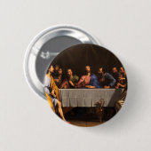 Het laatste Supper met Disciples Ronde Button 5,7 Cm (Voorkant /achterkant)