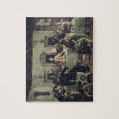 Het laatste Supper (olie op canvas) 2 Legpuzzel (Verticaal)