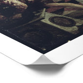 Het laatste Supper (olie op canvas) 2 Poster (Hoek)