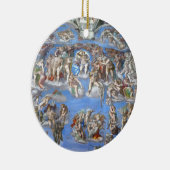 Het laatste vonnis, de sistine Chapel-versiering Keramisch Ornament (Rechts)