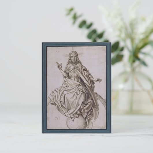 Het laatste vonnis (detail) van Hieronymus Bosch Briefkaart (Staand voorkant)