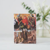 Het laatste vonnis. Hans Memling; c. 1467-1471 Briefkaart (Staand voorkant)