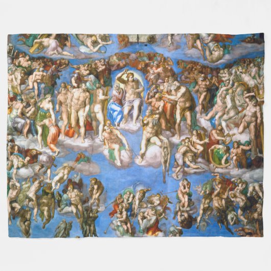 Het laatste vonnis, Michelangelo Fleece Deken (Voorkant (Horizontaal))