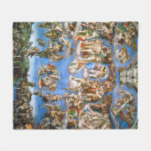 Het laatste vonnis, Michelangelo Fleece Deken (Voorkant (Horizontaal))