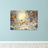 Het laatste vonnis, plafondschilderij canvas afdruk (Insitu (Houten vloer))