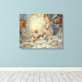 Het laatste vonnis, plafondschilderij canvas afdruk (Insitu (Houten vloer))