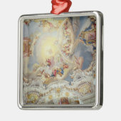 Het laatste vonnis, plafondschilderij metalen ornament (Links)